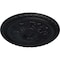 Ekena Millwork Richmond Ceiling Medallion (Fits Canopies up to 2 5/8"), Hand-Painted Steel Gray, 18"OD x 1 3/8"P CM18RISGS - alternate 2
